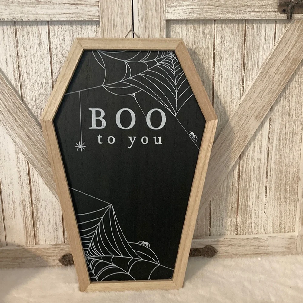 Target BP Boo To You Tombstone Wooden Sign